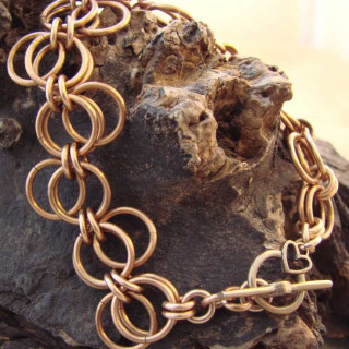 Bronze-Forget-Me-Not-Bracelet