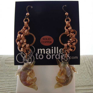 Copper-Half-Moon-Earrings-with-Lampwork-Dolphins