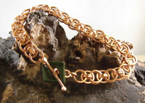 Copper-Helms-Chain-Bracelet-with-Green-Toggle--2.jpeg