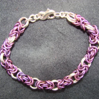 Deep-Magenta-Ano.-Nio.-and-Silver-Byz-Bracelet