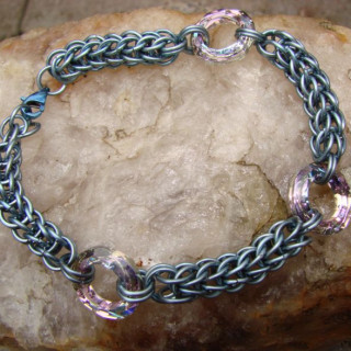 Light-Blue-Ano-Ti-FP-Bracelet-with-Swarovski-Crystal-Rings
